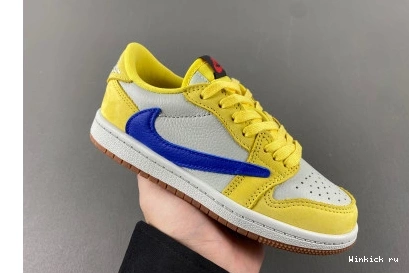 Scott x Jordan 1 x Air OG (KIDS)Travis Fragment Low 0727